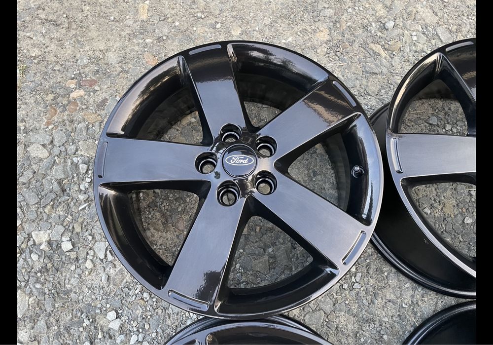 Alufelgi 17” Ford Volvo 5x108 S-Max Galaxy Kuga Focus CZARNE jak Nowe