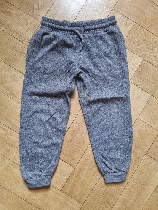 Spodnie dresowe * szary melanż