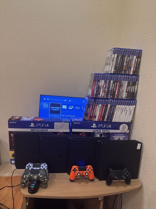 Sony playstation 4 slim 500gb (є окремо диски та гемпади)