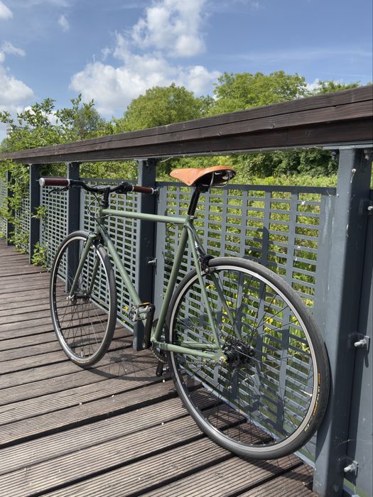 Rower single speed z piastą planetarną na stalowej ramie 56cm