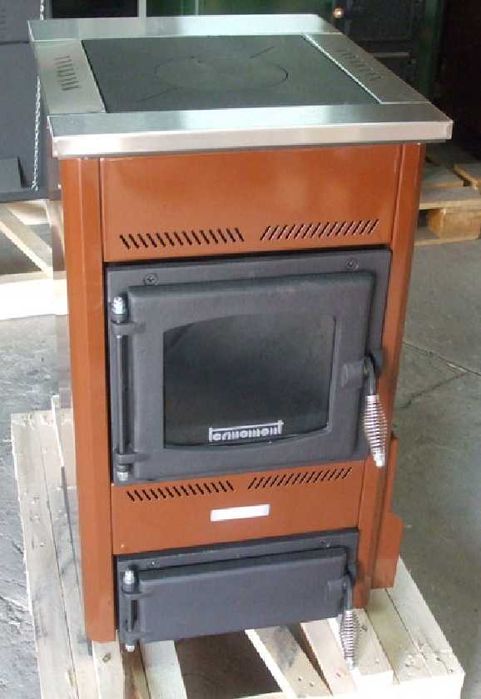 Piec kuchenny Termomont - Temy ES-10 z funkcją c.o. 10 KW.