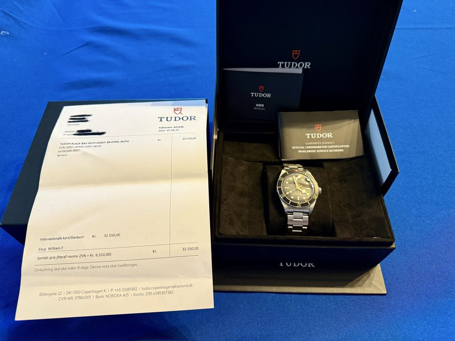 Tudor Black Bay 58 Agosto 2025