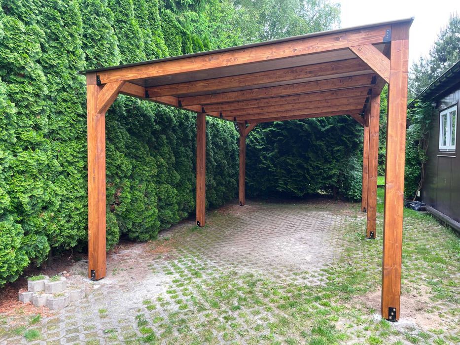 Wiata garażowa, zadaszenie na samochód, wiata samochodowa, carport