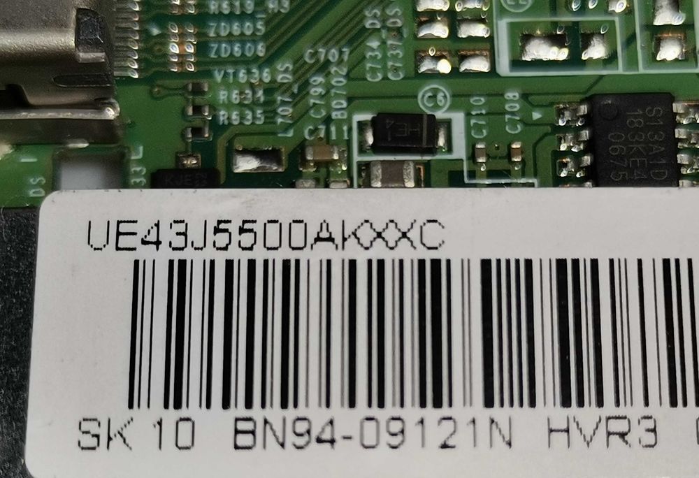 Mainboard Samsung smart TV UE43J5500 BN41- 0 2 3 5 3