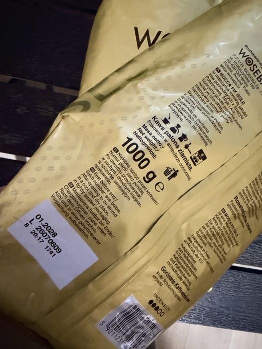 2kg Kawy ziarnistej Woseba