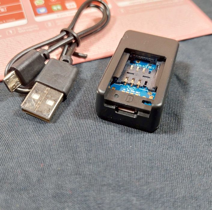 Миниатюрный GPS (GSM) гпс трекер - микрофон, диктофон, ГЕО метка карта