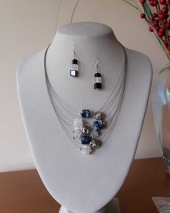 naszyjnik z kolczykami