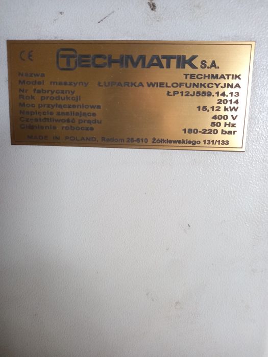 Łuparka do betonu (do ogrodzeń łupanych, wibroprasa, formy)