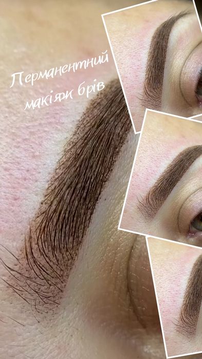 Перманентный макияж Перманентний макіяж татуаж брови губи стрілки міжв