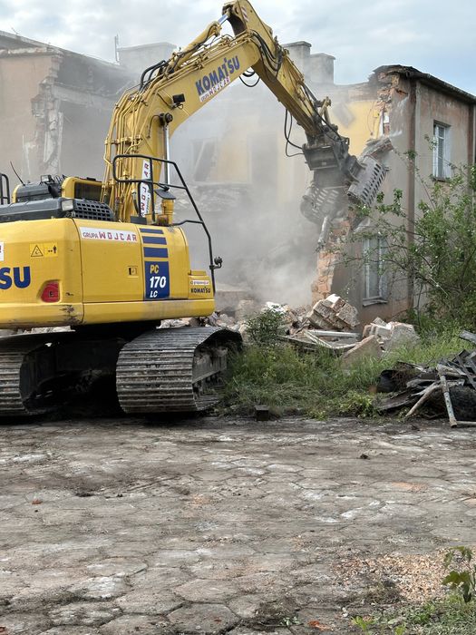 Wyburzenia,rozbiorki budynków,utylizacja,laweta Wywrotka koparkoladowa