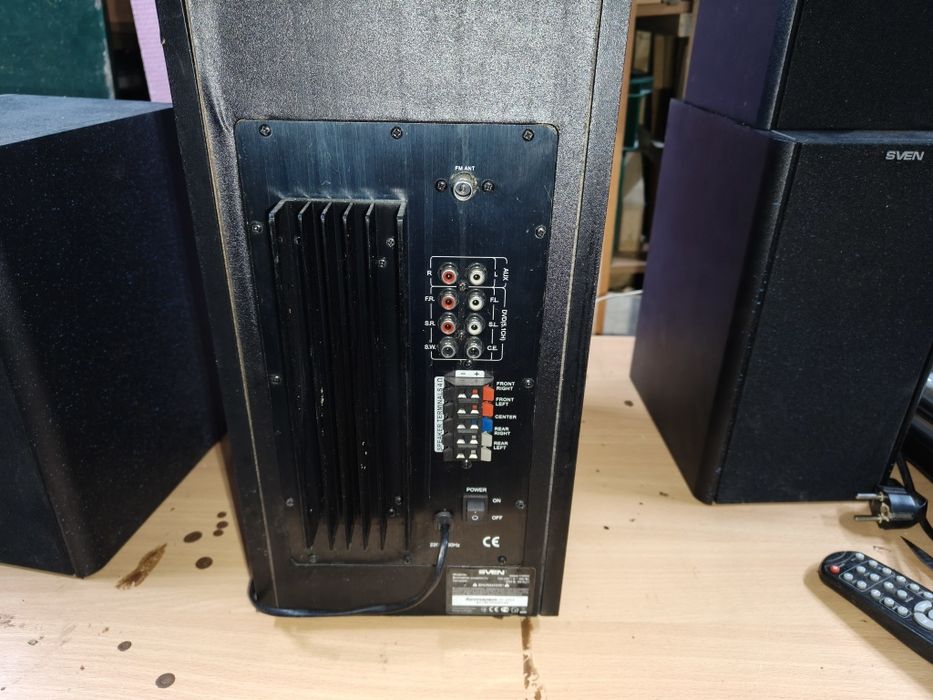 Музичний центр, система 5-1 Sven IHOO T100U, пульт!