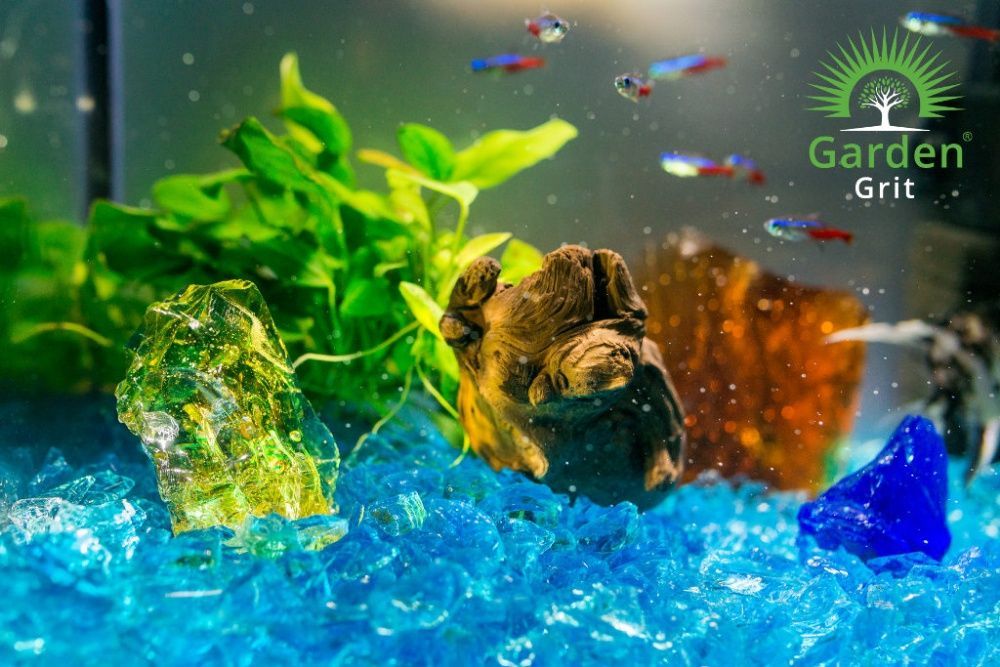 Grys szklany biały, dekoracyjne szkło ogrodowe 5kg