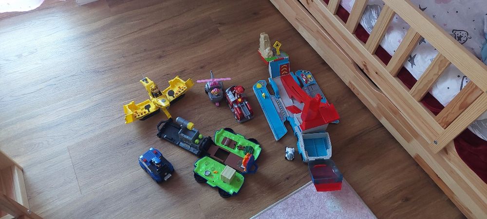 Psi patrol patrolowiec +pojazdy