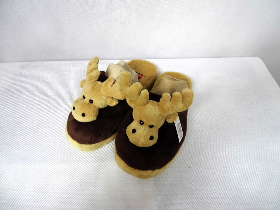 Cieplutkie kapcie z łosiem I love Norway