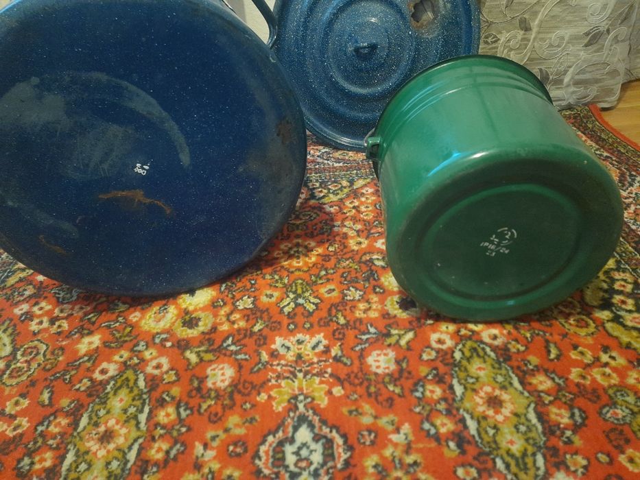 Кастрюля 40 л та відро 10 л