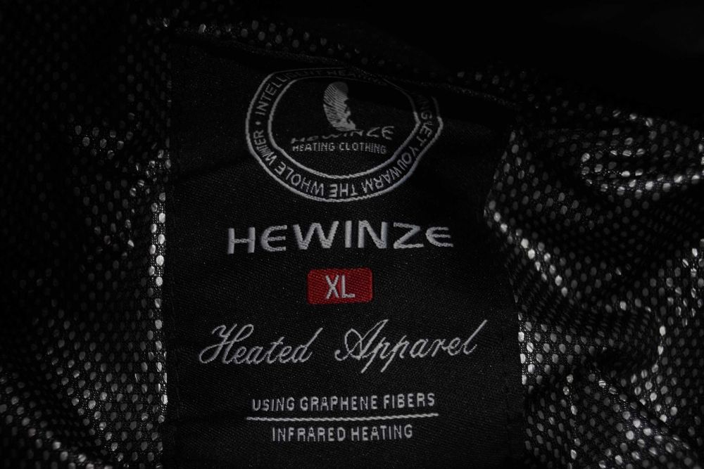 266 Podgrzewana kurtka męska softshell czarna HEWINZE Men-9989 rozmiar XL
