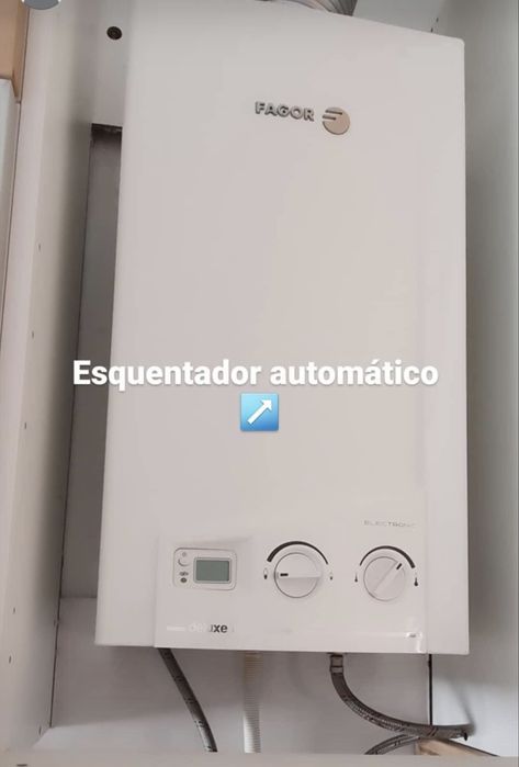 Esquentador a gás automatico