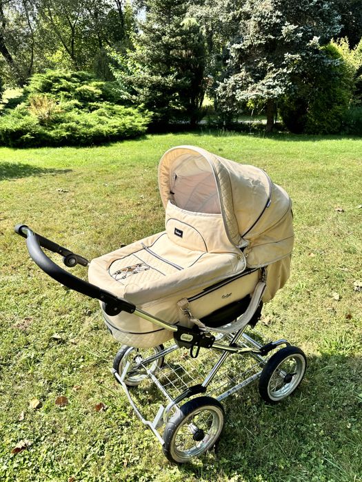 Wózek premium Emmaljunga Mondial Duo S głęboki, spacerówka i torba