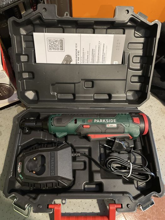 Roquete Parkside 12v- novo e completo