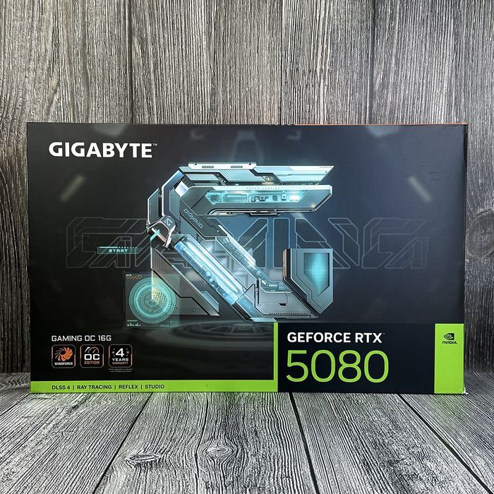 Видеокарта GIGABYTE GeForce RTX 5080 GAMING OC 16G 1 шт. NEW!