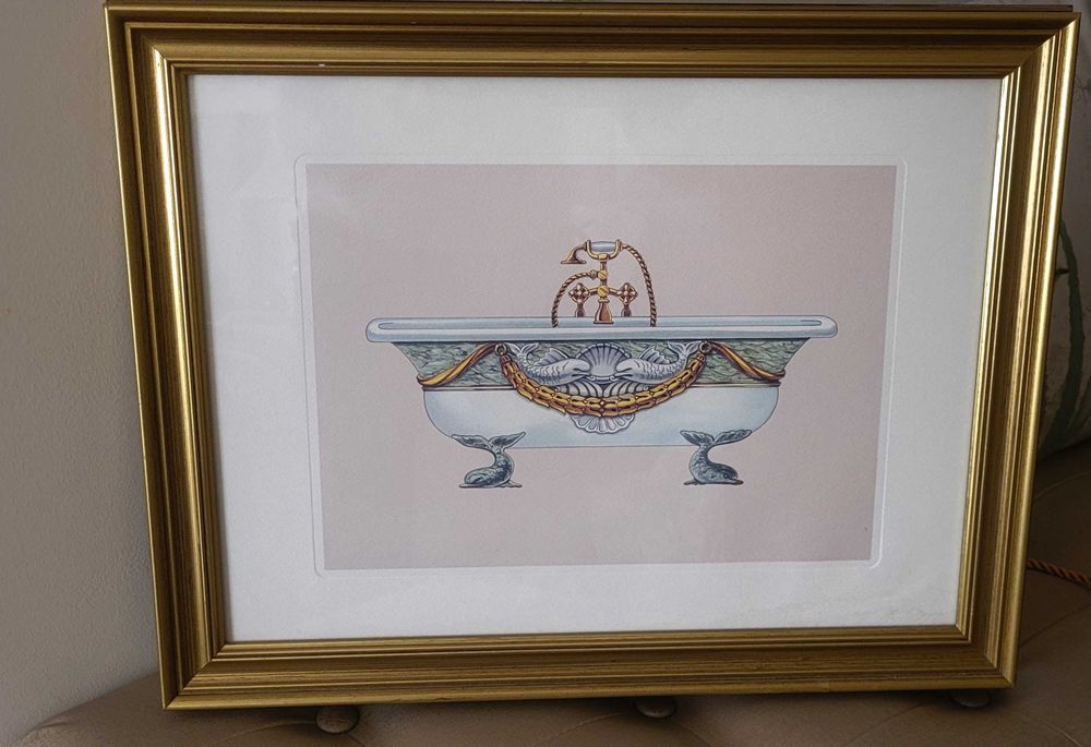Quadro para casa de banho