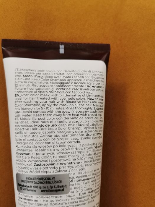 Keep color Bioactive Hair Care