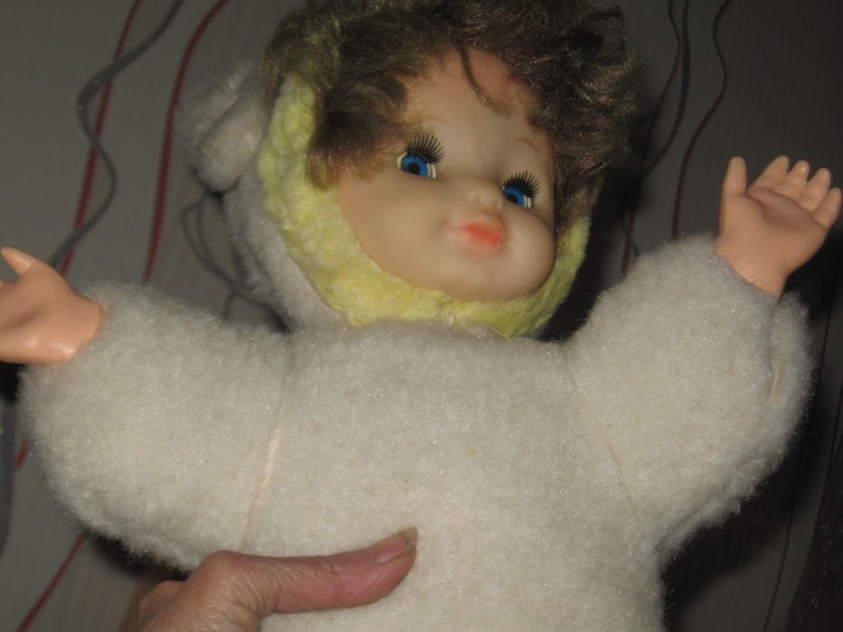 большая=51 см. мягкая кукла, времен СССР. Киевская ф-ка