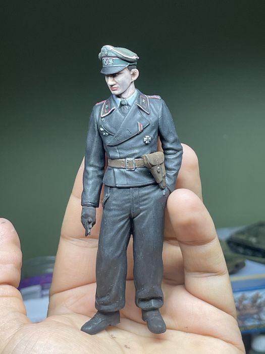 Gotowa figurka Tamiya 36301 Wehrmacht Tank Crewman (1:16)
