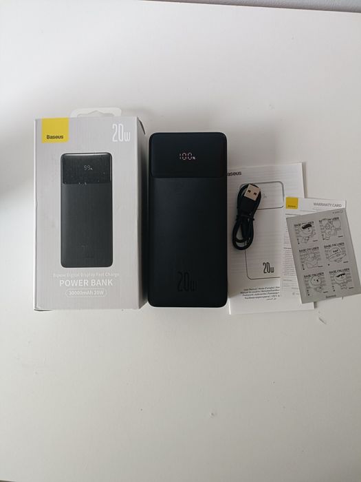 Powerbank Baseus Bipow 20W 30000 mAh 
Czarny