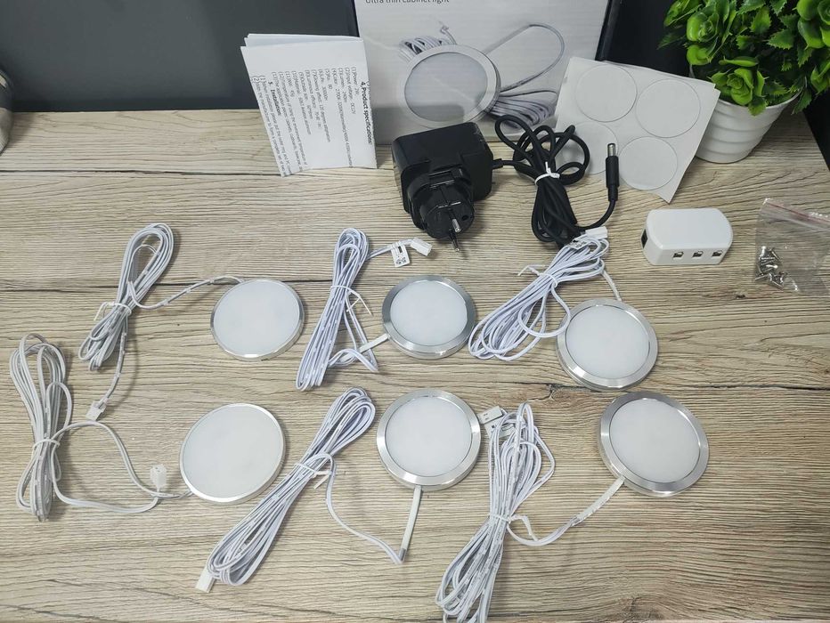 Oświetlenie LED Lampki Pod meble do szafy szafki reflektor lampy