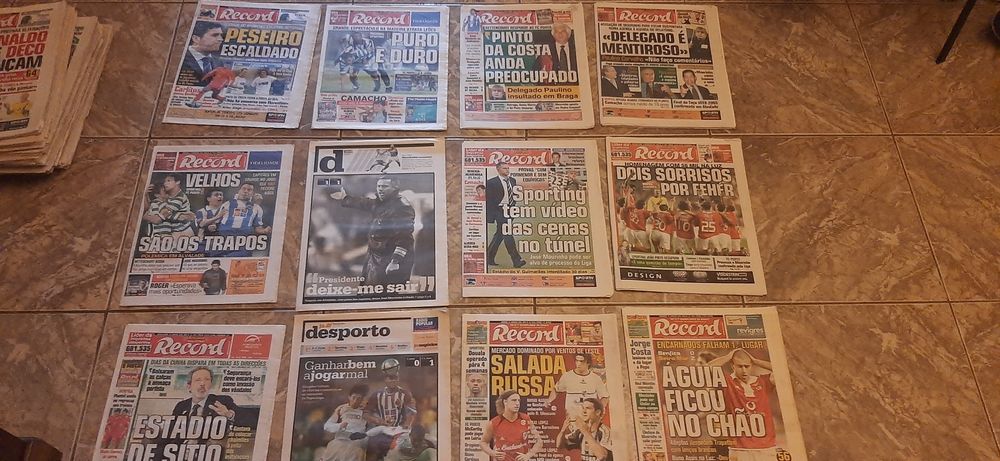Jornais desportivos antigos