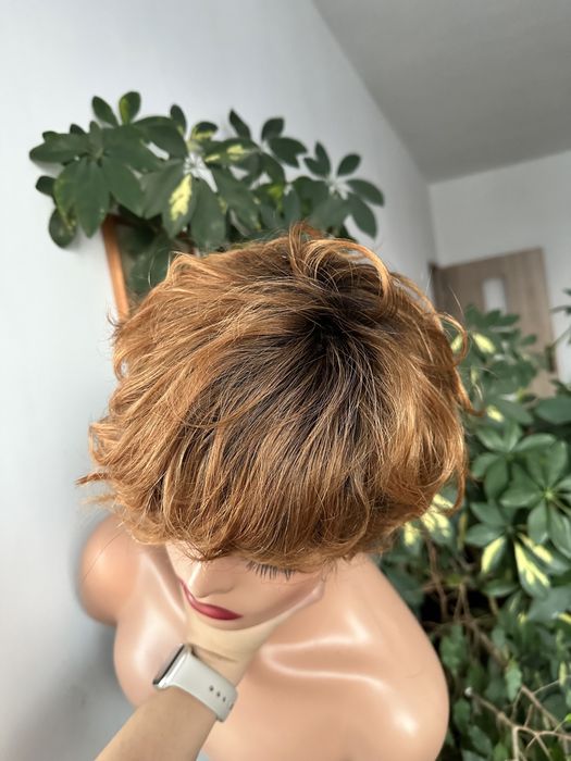 PROMOCJA Krotka peruka 100% wlosy naturalne