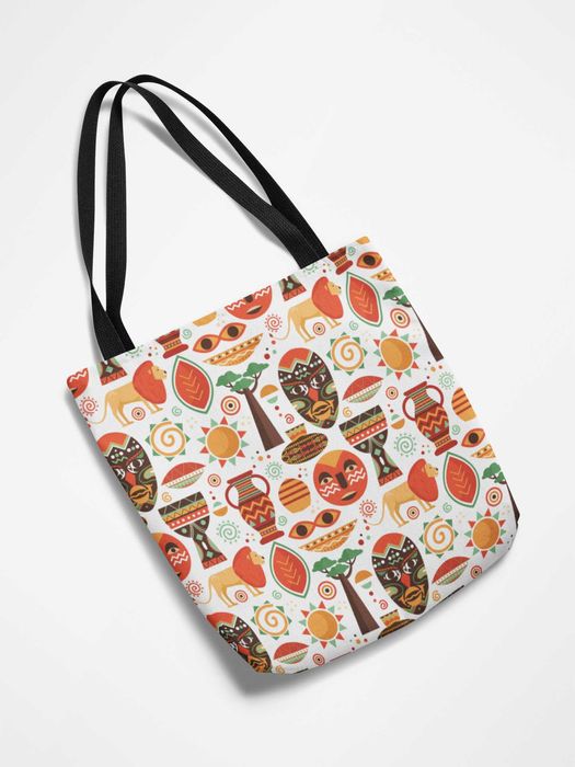 Tote Bag Personalizada tema Burquina Fasso Tamanho 40 x 40 cm #1009