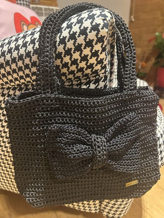 Bolsa em crochet