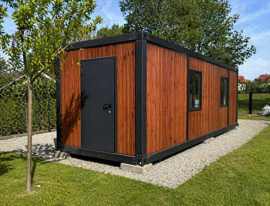 Kontener biurowy 4x8 GIGANT 32m2 | socjalny, modułowy, ocieplany | producent | kontener budowlany, magazynowy | dostawa PL