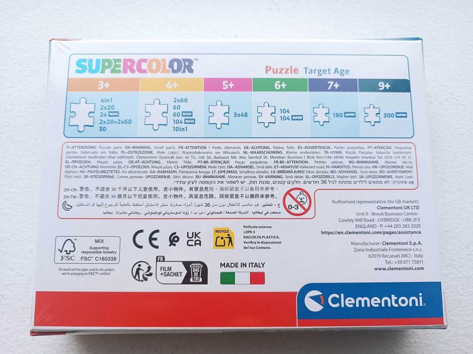 Puzzle Clementoni Mickey & Friends SuperColor 33,5x23,5cm 30 peças