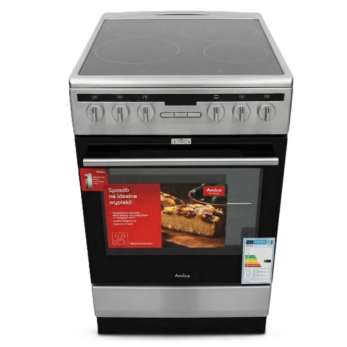 Kuchnia indukcyjna Amica 57IE3.323HTaD(Xv) 50cm Inox OUTLET  7DH15