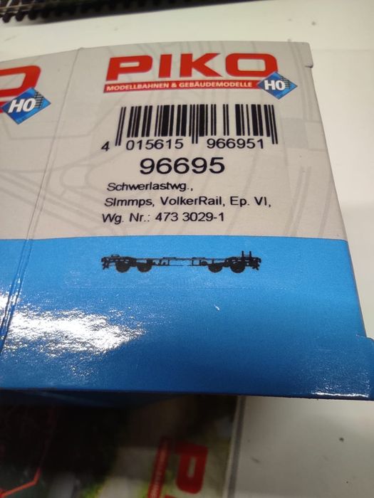 Wagon towarowy platforma Slmmps Ep. VI VolkerRail NL PIKO 96695