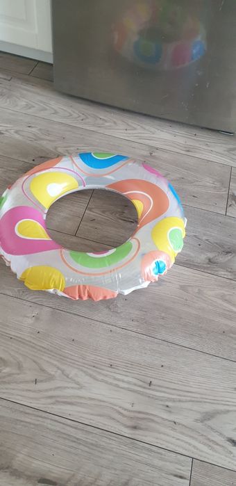 Krokodyl i koło do pływania,dmuchane .