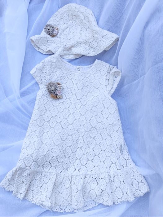 Дитяче плаття(сукня) + панамка