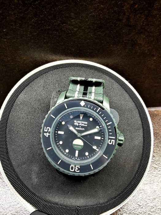 zegarek Blancpain X Swatch Green Abyss