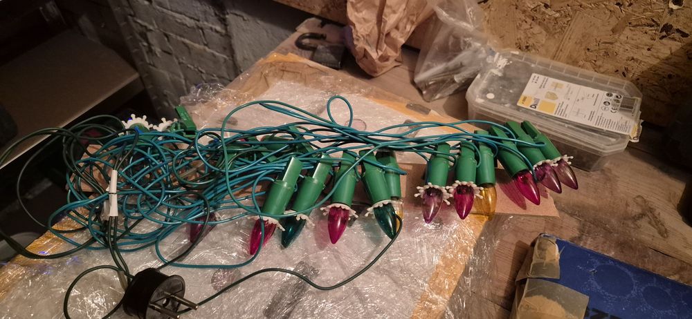 Szpica, bombki i lampki cena za całość