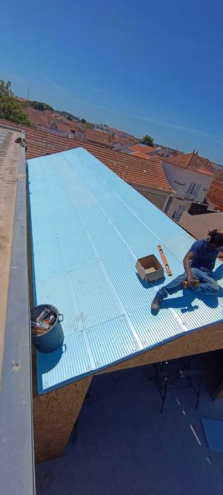 Construa com aço leve (LSF) &  Reparação de telhados - Construção Civil