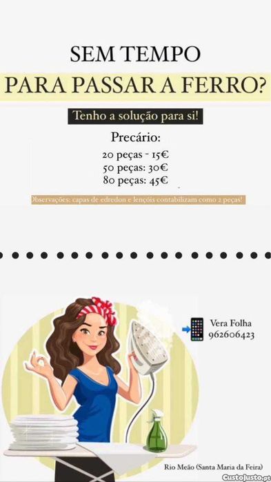 Passo a Ferro a preços Imbatíveis