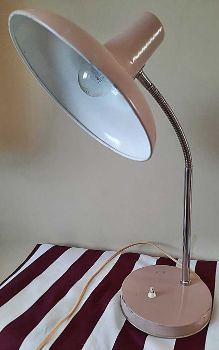 Lampa Na Biurko Polam Wilkasy Typ 16 8 048 Z Lat PRL Ostr w 