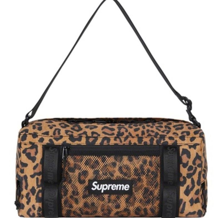 Supreme 20FW Leopard, większą torba na ramię okazja real photo drip