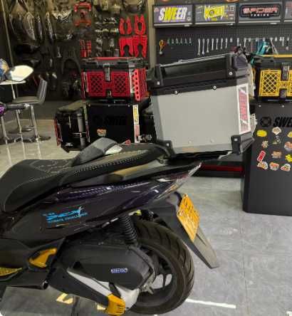 Baú e bagageiros para Pcx e Nmax
