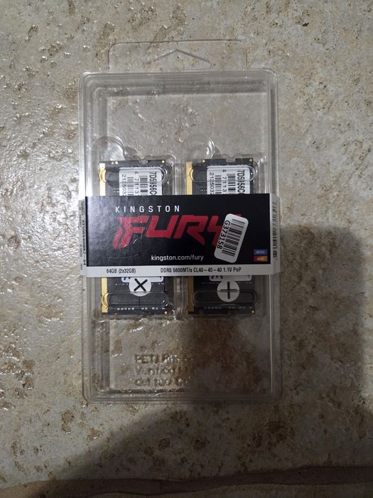 Sprzedam Pamieci Patriot DDR 5  2x16GB (Jak nowe) Do Laptopa