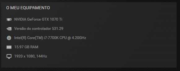 DESKTOP PC GAMING i7/GTX 1070ti/16GB 3200mhz/250GB SSD/1TB HDD