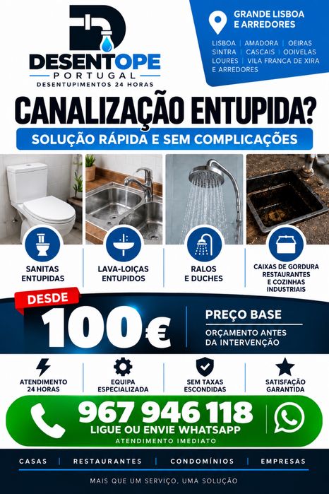 CANALIZAÇÃO ENTUPIDA? NÓS RESOLVEMOS!